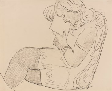 Lesendes Mädchen