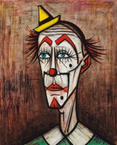 Bernard Buffet, Clown au petit chapeau jaune