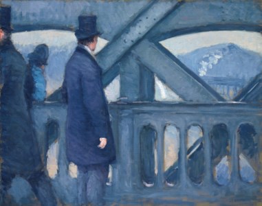 Gustave Caillebotte, Le Pont de l'Europe, esquisse