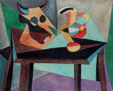 Pablo Picasso, Nature morte: Tête de taureau