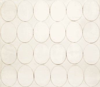 Untitled (ventiquattro ovali bianchi)