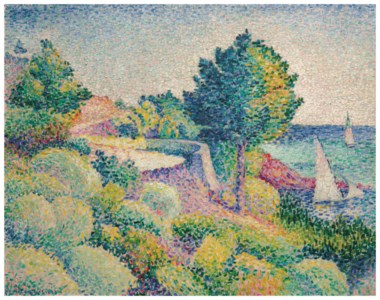 Henri Edmond Cross, Route du Lavandou vers Saint-Clair