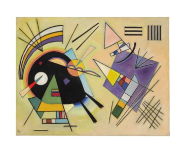 Wassily Kandinsky, Schwarz und Violett