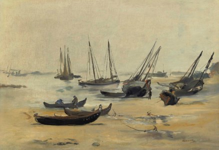 La plage à marée basse