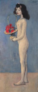 Pablo Picasso, Fillette à la corbeille fleurie