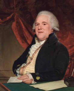 Portrait of John Sims, half-length, seated at a writing table, a letter in his left hand