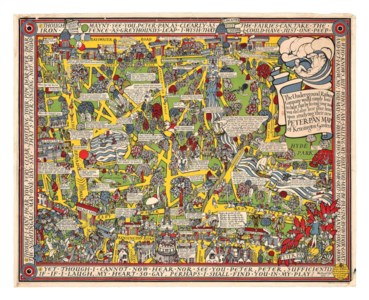 PETER PAN MAP OF SOUTH KENSINGTON