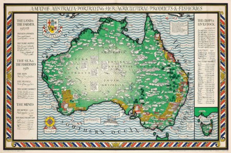 A MAP OF AUSTRALIA
