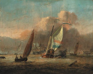 Dutch shipping off Amsterdam
