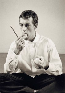 'Forbidden Fruit' (David Wojnarowicz Eating an Apple in an Issey Miyake shirt) from, The Twelve Perfect Christmas Gifts from Dianne B., 1983