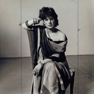 Dianne B. in Issey Miyake silks, 1982