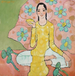 Lady with Mango