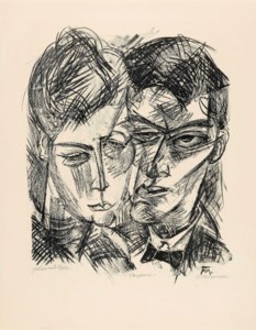 Ehepaar (Wir - zum 14. Mai 1918/ Selbstbildnis mit Frau)
