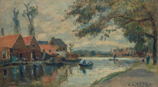Canal à Rotterdam