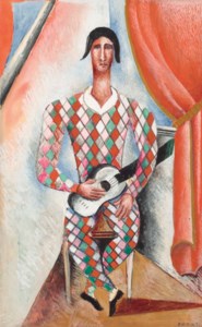 Arlequin à la guitare