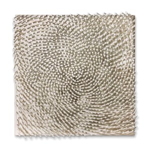 Günther Uecker, White Stream