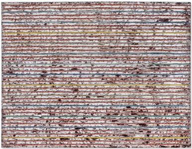 Mark Bradford, Bear Running from the Shotgun