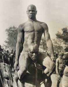 Wrestler, Korongo Nuba of Kordofan, South Sudan, 1949