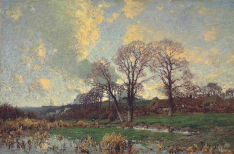 Landscape at sunset