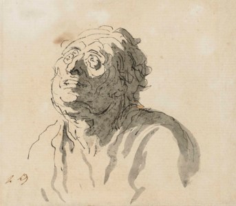 Tête d'homme (recto); Profil d'homme (verso)