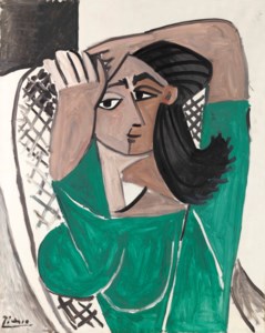 Pablo Picasso, Femme se coiffant