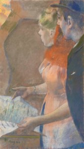 Edgar Degas, Dans les coulisses