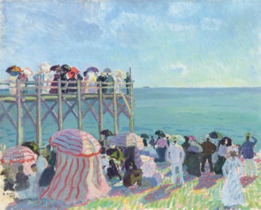 Raoul Dufy, La plage et l’estacade de Trouville