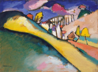 Wassily Kandinsky, Studie für Landschaft (Dünaberg)