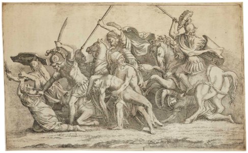 Achilles carrying the Body of Patrocles