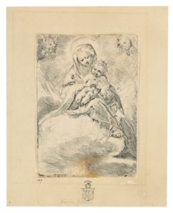 Virgin and Child in the Clouds
