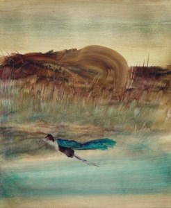 Landscape with bird