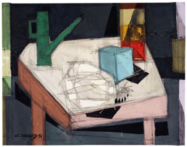 Still life with watering can