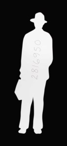 Flying Man with Briefcase No. 2816950