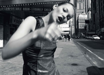 Kate Moss, New York, for Harper's Bazaar, 1994