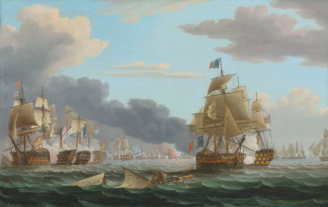 The Battle of Trafalgar, 21 October 1805: the height of the action