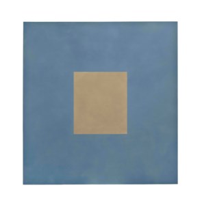 Ochre with Dusty Blue