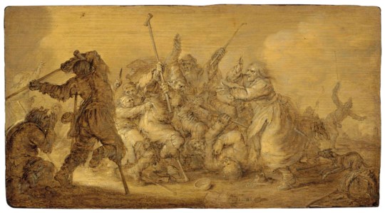 Fighting beggars - en brunaille