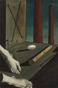 Giorgio de Chirico, Composition métaphysique