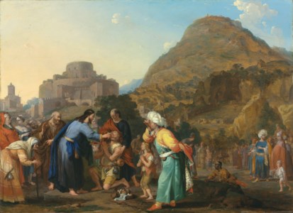 Christ healing the blind