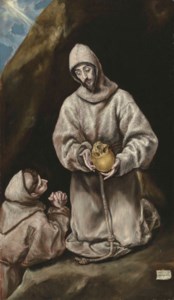 Doménikos Theotokópoulos, called El Greco (Crete 1541-1614 Toledo), Saint Francis and Brother Leo in Meditation