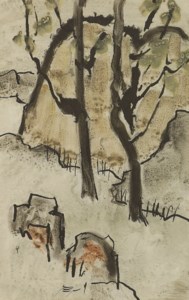 Untitled (Landscape with Trees)