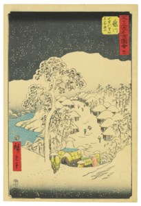 THE COMPLETE SET OF THE SERIES PICTURES OF FAMOUS PLACES ON THE FIFTY-THREE STATIONS (THE VERTICAL TOKAIDO)