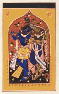 Untitled (Radha Learning to Play the Flute)