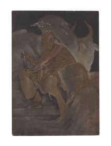 Untitled (Priest with Bull and Devotee)