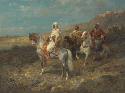 Arabischer Schimmelreiter