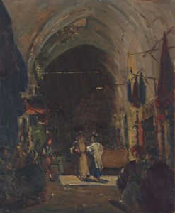 A Market Scene in the Jewish Quarter, Jerusalem