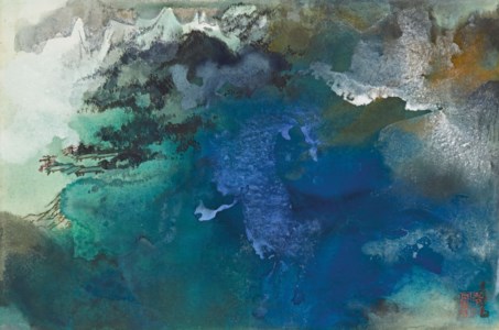 Zhang Da Qian, Splashed-Colour Landscape