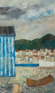 Plage de la Costa Brava; and a companion painting