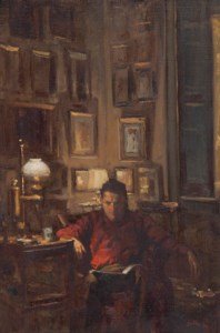Portrait of a seated man in an interior