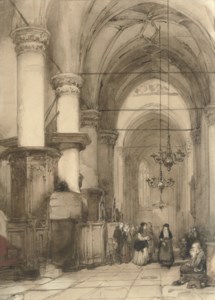 The interior of the St. Laurentiuskerk, Alkmaar